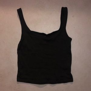 black crop top